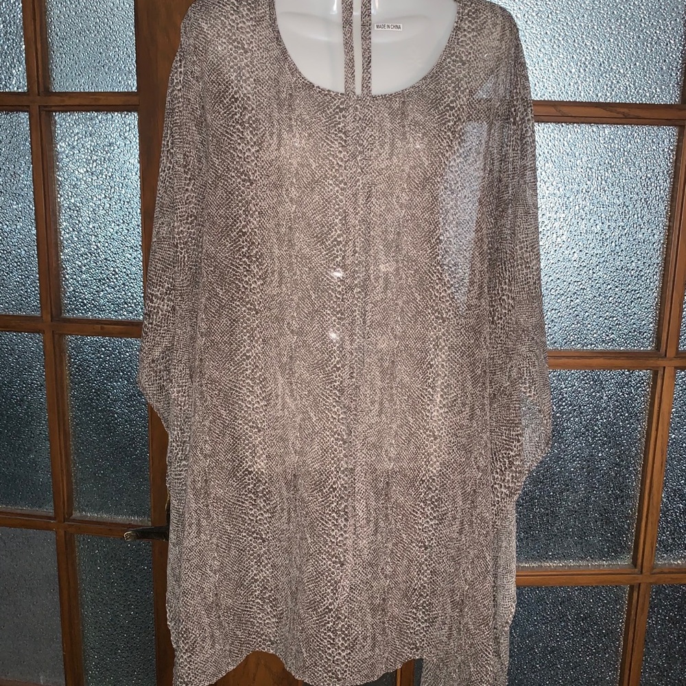 Beautiful Bathing Suit Cover - Snakeskin - OS